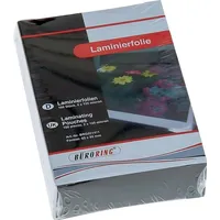 Büroring Laminierfolie, 65 x 95mm 125mic, für Visitenkarte
