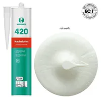 Ramsauer 420 Kachelofen (Reinweiß) - 310ml Kartusche, Verfugen von