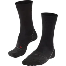 Falke Unisex Fahrradsocken BC Warm U So Wolle Funktionsmaterial antiblasen 1 Paar, Schwarz Black-Mix 3010, 46-48