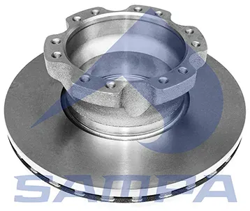 SAMPA 052126 Hinterachse innenbelüftet 330mm 34mm für DAF