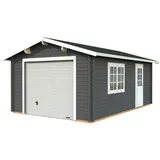 Palmako Garage 426 x 598 cm grau mit Sektionaltor