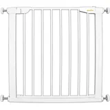 guardino Türschutzgitter erweiterbar bis 109 cm - Treppenschutzgitter ohne Bohren, 75-81 cm, Weiß