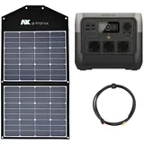 ECOFLOW River 2 0% MwSt §12 III UstG Pro 768Wh Portable Powerstation mit 90W Sol...