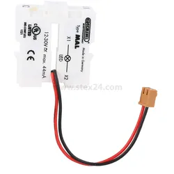 MAL Georg Schlegel Modul-Anschluss-Element für Anschluss der LED Ringbeleuchtung Schraubanschluss, Querschnitt 2,5mm2 _ 1 Stück