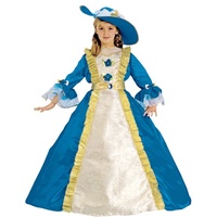 Dress Up America 434-S Kinderkostüm Blaue Prinzessin, Hellblau, Größe 4-6 Jahre (Taille: 71-76 Höhe: 99-114 cm)