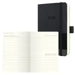 SIGEL Taschenkalender Conceptum 2026 schwarz