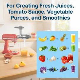 MMobiel Entsafteraufsatz  – Slow Juicer Kaltentsafter