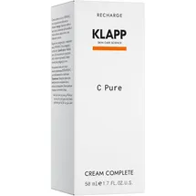 Klapp Cosmetics C Pure Cream Complete Tagescreme 50 ml