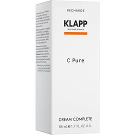 Klapp Cosmetics C Pure Cream Complete Tagescreme 50 ml