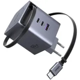 UGREEN 100W GaN Fast Charger with Retractable Cable