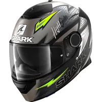 Shark Spartan Adrian Parassol Mat Helm, anthrazit/grün, XS (53/54)