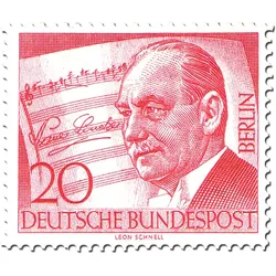 Briefmarke Berlin 10. Todestag von Paul Lincke