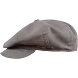 Sterkowski Vigo Leichte Schirmmütze Herren | Linen Sommer Schirmmütze | Retro Schiebermütze Herren Leinen Mütze Casual Leinenmütze Herren Sommerkopfbedeckung Stylische Unisex Mütze 60 cm Grau - 60