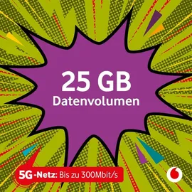 Vodafone Prepaid Prepaid CallYa S | 10 EUR Startguthaben | 1 Monat 25GB | 5G-Netz