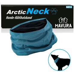 MAVURA Hunde-Halsband ArcticNeck Kühlhalsband Hund kühlendes Halstuch Hunde, abkühlung selbstkühlendes Kühl Halsband Kühltuch L