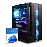 dcl24 Gamer PC i7 12700, RX9070 16GB - 1000GB SSD, 32GB DDR4, Zocker PC mit 12x4.9 GHz, Tower Computer mit WLAN, Gaming Computer mit Windows 11 Pro [20262]