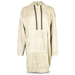 Oversize Kuschelhoodie - Damen, hellgrau