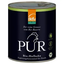 defu Nassfutter Hund PUR Hofhuhn bio 800g