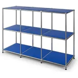Floordirekt Concept Epure MK-018 Standregal 116 x 40 x 82 cm Blau