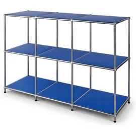 Floordirekt Concept Epure MK-018 Standregal 116 x 40 x 82 cm Blau