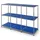Floordirekt Concept Epure MK-018 Standregal 116 x 40 x 82 cm Blau