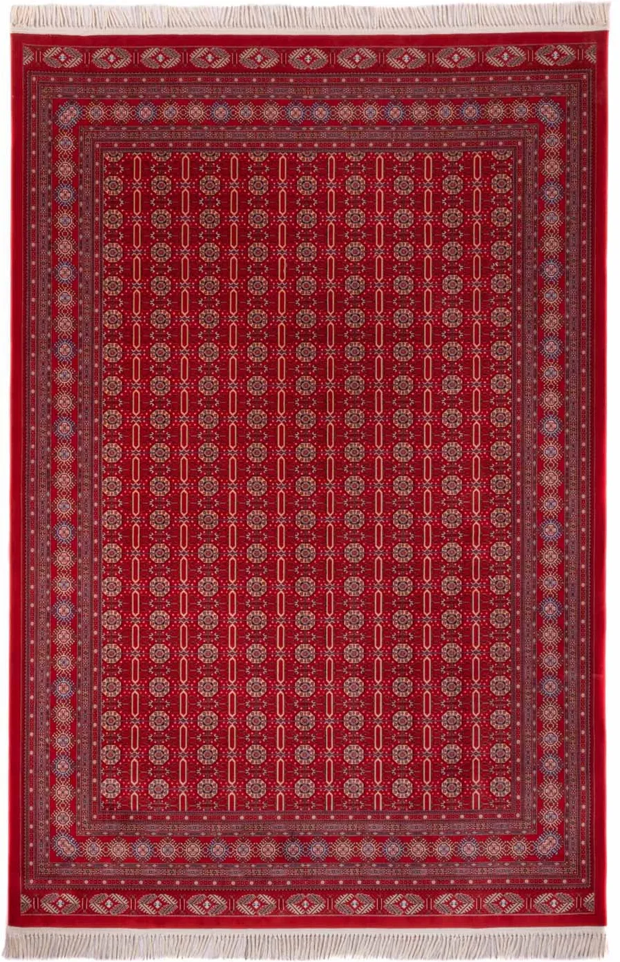 Orientteppich MORGENLAND "Orientteppich - Turkaman rechteckig" Teppiche Gr. B: 200 cm 1 St., L: 300 cm, rot