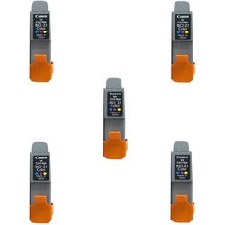 5x Original Canon Tinten Patrone BCI-21 farbig für BJC 2000 2100 2115 4100 51...