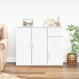 vidaXL Sideboard 91 x 75 x 29,5 cm Weiß
