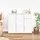 vidaXL Sideboard 91 x 75 x 29,5 cm Weiß