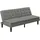 dorel home Schlafcouch Kunstleder 2-Sitzer Grau