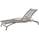 Diamond Garden Valencia Liege 205 x 71 x 0 cm Silber
