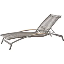 Diamond Garden Valencia Liege 205 x 71 x 0 cm Silber