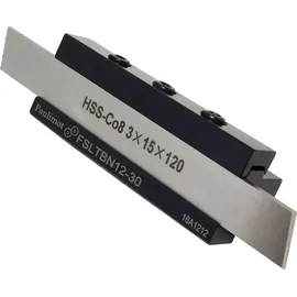 Paulimot Abstechstahlhalter, Schafthöhe 12 mm, mit HSS-Messer (8 Kobalt)