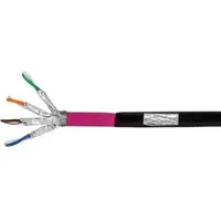 Logilink CPV0081 Netzwerkkabel CAT 7 S/FTP Schwarz 50 m