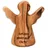 Kassis Geschenkartikel Olivenholz-Schutzengel - Handgefertigte Engel-Figur aus Bethlehem - Schutzengel-Glücksbringer - (Ich Bin stolz auf Dich) - (1 Stück)