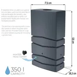 Prosperplast Aqua Tower 350 l,