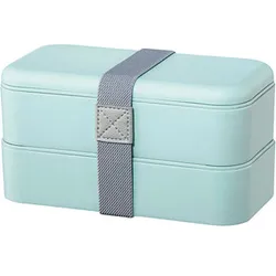 xavax® Lunchbox pastellblau, grau 500,0 ml, 2 St.