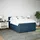 vidaXL Boxspringbett 140 x 200 cm Blau