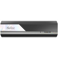 Netac ZX10 500GB Mobiles Solid-State-Laufwerk, extern, portabel (Externe Festplatte mit SSD Technologie 1,8 Zoll, 1050 MB/s Lesen, stoßfest) grau