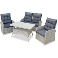 Green Spirit Monte Carlo Loungeset grau