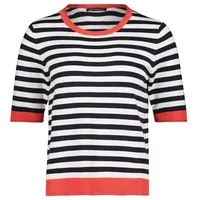 Betty Barclay Damen Basic-Pullover mit Streifen 40, Patch Dark