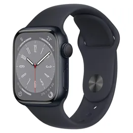 Apple Watch Series 8 GPS 41 mm Aluminiumgehäuse mitternacht, Sportarmband mitternacht