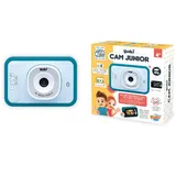 Buki France BUKI PV011 - CamJunior - Kinderkamera 2-in-1 für Fotos & Videos – Einfach zu Bedienen ab 4 Jahren, Leicht & Sicher – Ohne Spiele