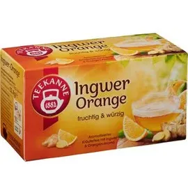 Teekanne Ingwer Orange Teebeutel 18 x 1,8 g