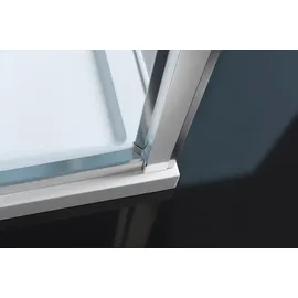 Polysan EASY LINE U-Kabine mit Drehtür links 80 x 190 cm Klarglas - Transparent