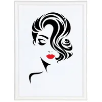 Ideal Trend Classic Leichter Kunststoffbilderrahmen mit Acrylglas Schutz ohne