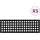 vidaXL Stufenmatte 25 x 75 cm Schwarz