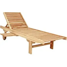 Garden Pleasure Solo Sonnenliege 200 x 77 x 97 cm natur