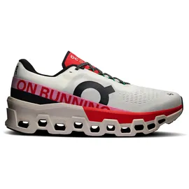 On Cloudmonster 2 Herren Ivory / Red 43