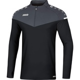 Jako Champ 2.0 Ziptop Schwarz/Anthrazit, 128